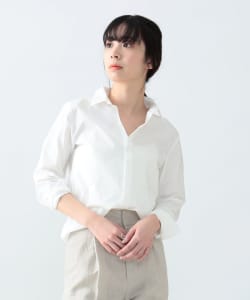 AK+1 / 女裝 刺繡 標準領 長袖 襯衫