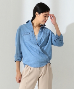 ORIAN / デニムカシュクールシャツ