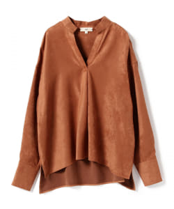 MW / エコスエード スタンドシャツ