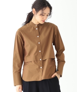 CINOH / フィンクス スタンドネックシャツ