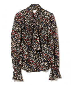 DIANE VON FURSTENBERG / リーフ タイブラウス