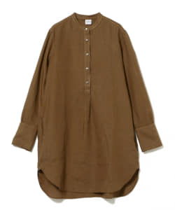ASPESI / リネン バンドカラーシャツ
