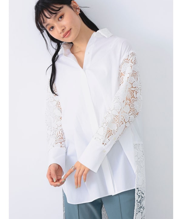 Demi-Luxe BEAMS Demi-Luxe BEAMS Demi-Luxe BEAMS / Lace combination 