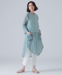 M・fil / 別注 タキシード ロング ブラウス