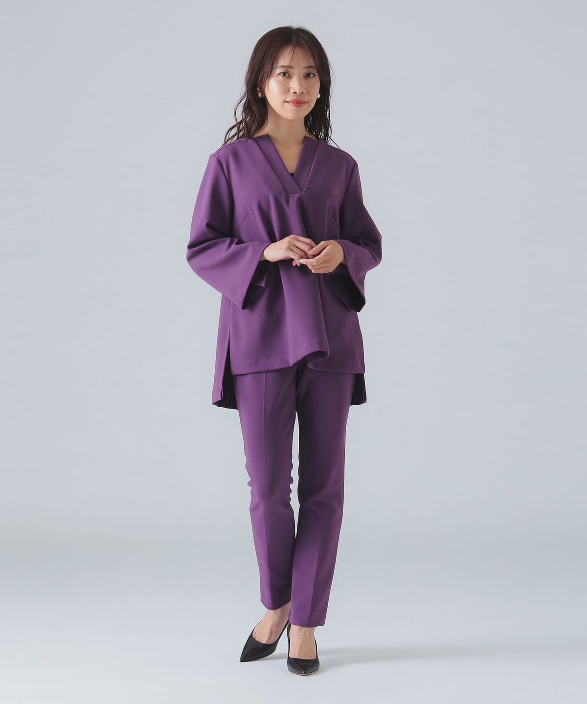 EFFE BEAMS（エッフェ ビームス）M・fil / ダブルクロス スクエア V