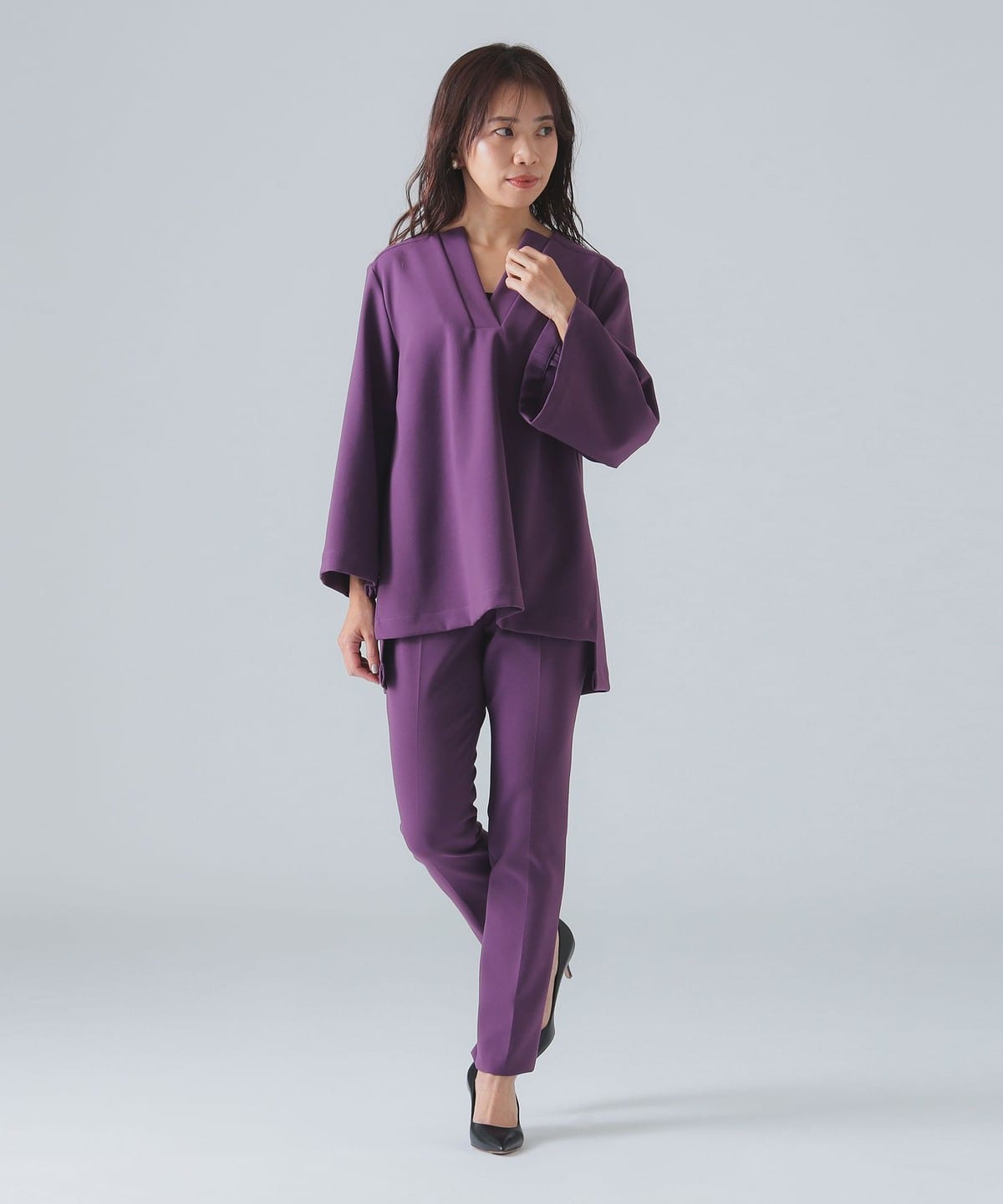 EFFE BEAMS（エッフェ ビームス）M・fil / ダブルクロス スクエア V