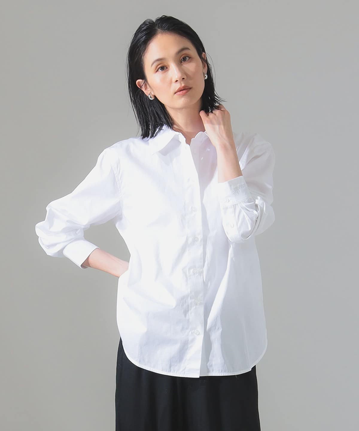 BAUM UND PFERDGARTEN / コットン レギュラーシャツ シャツ・ブラウス WOMEN WHITE 36 BAUM UND PFERDGARTEN / コットン レギュラーシャツ シャツ・ブラウス WOMEN WHITE 36