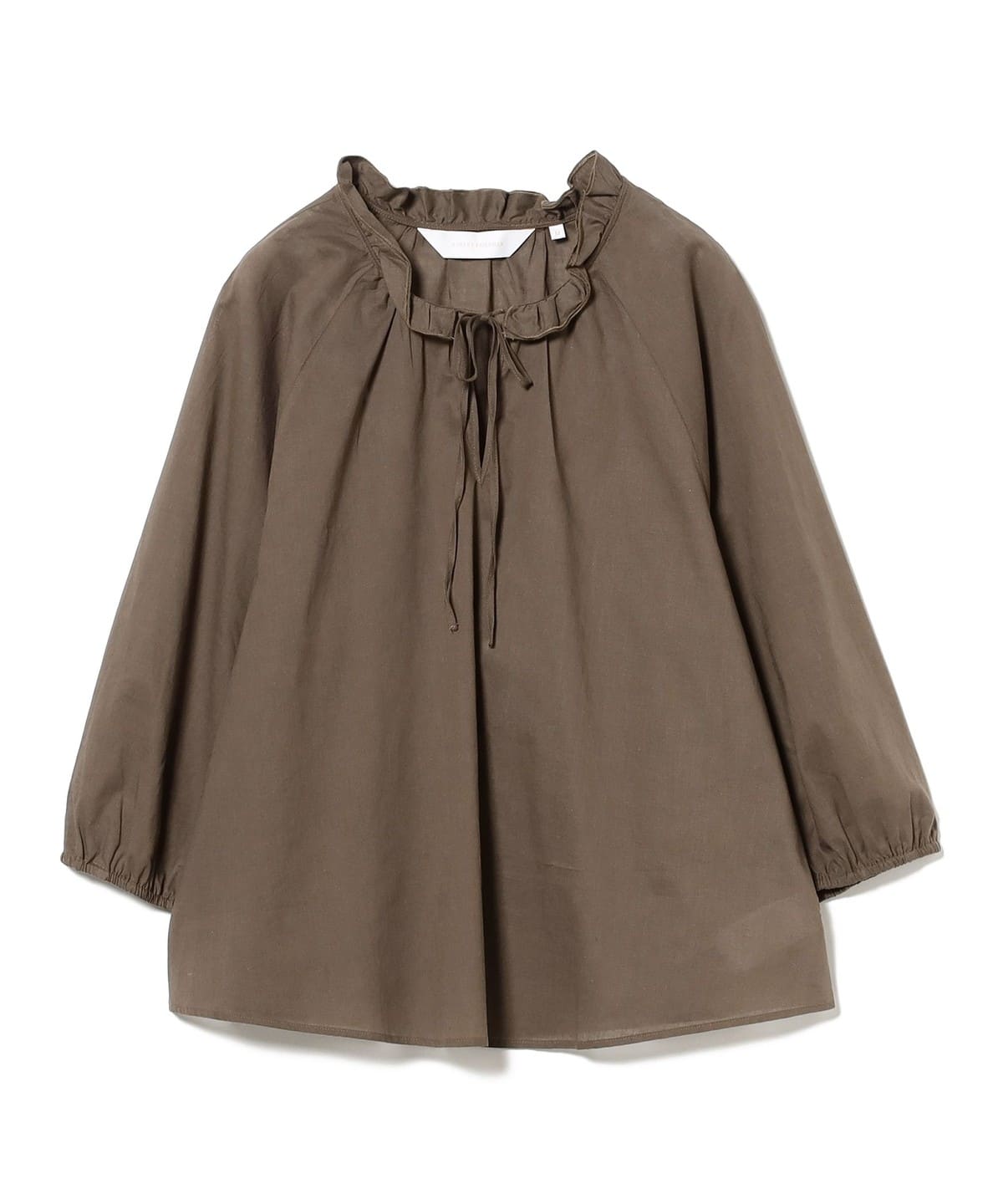 ROBERT FRIEDMAN / ELDAL フリル シャツ シャツ・ブラウス WOMEN BROWN M ROBERT FRIEDMAN / ELDAL フリル シャツ シャツ・ブラウス WOMEN BROWN M