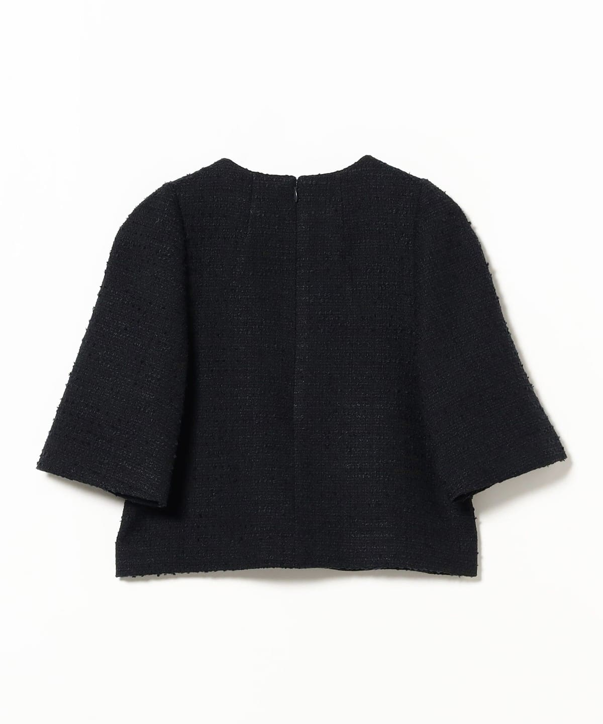 Demi-Luxe BEAMS（デミルクス ビームス）ツイード フレアスリーブ プル