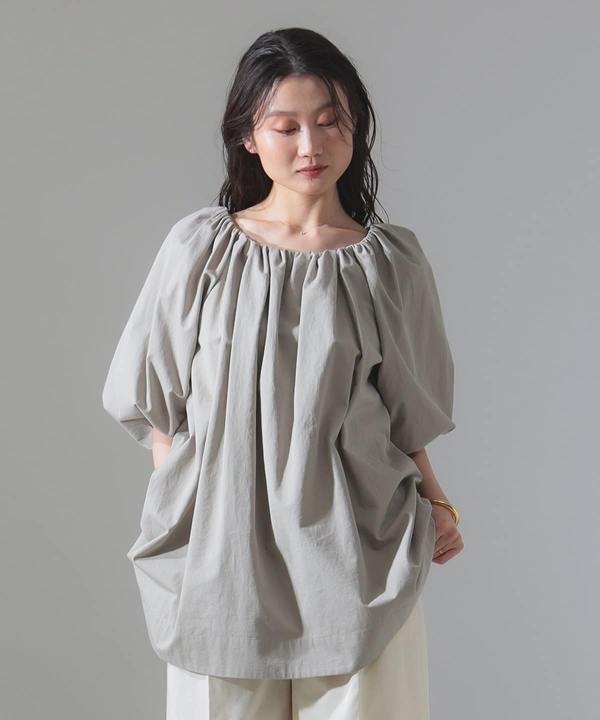 2WAY オフショルダーブラウス シャツ・ブラウス WOMEN KHAKI ONE SIZE 2WAY オフショルダーブラウス シャツ・ブラウス WOMEN KHAKI ONE SIZE