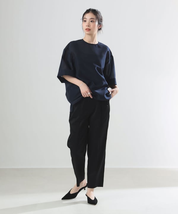 Demi-Luxe BEAMS 2024SS AK+1 シアーシャツ　オリーブ Demi-Luxe BEAMS（デミルクス ビームス）の「AK+1 / シアー