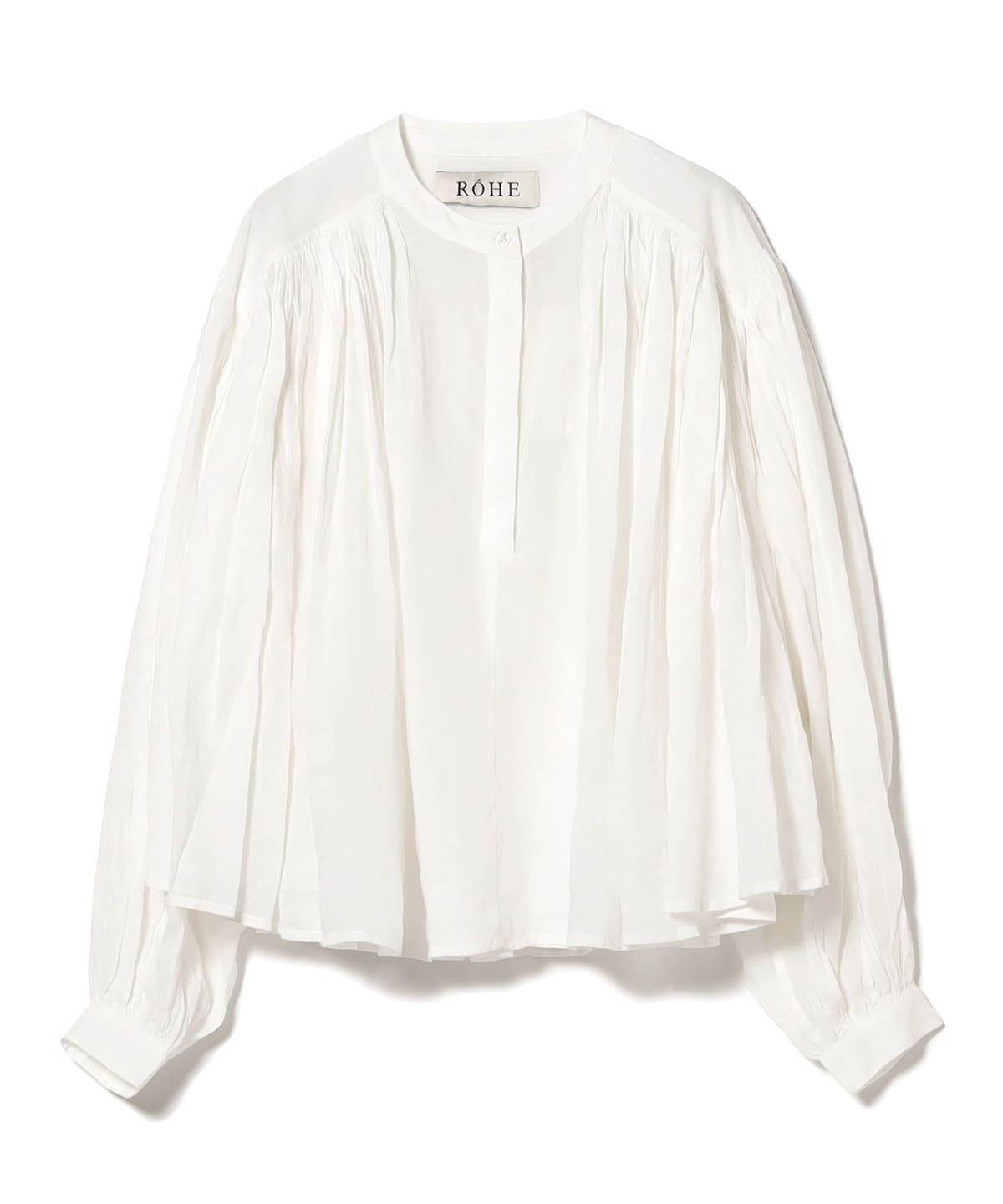 ル 年末のプロモーション ビームス）ROHE BEAMS（デミルクス Demi-Luxe / ラミー プリーツ シャツ/ブラウス(長袖/七分)