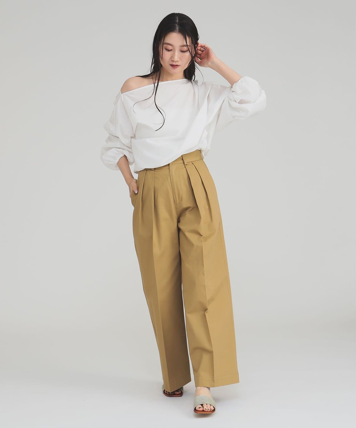 Demi-Luxe BEAMS（デミルクス ビームス）ギャザー ショルダー