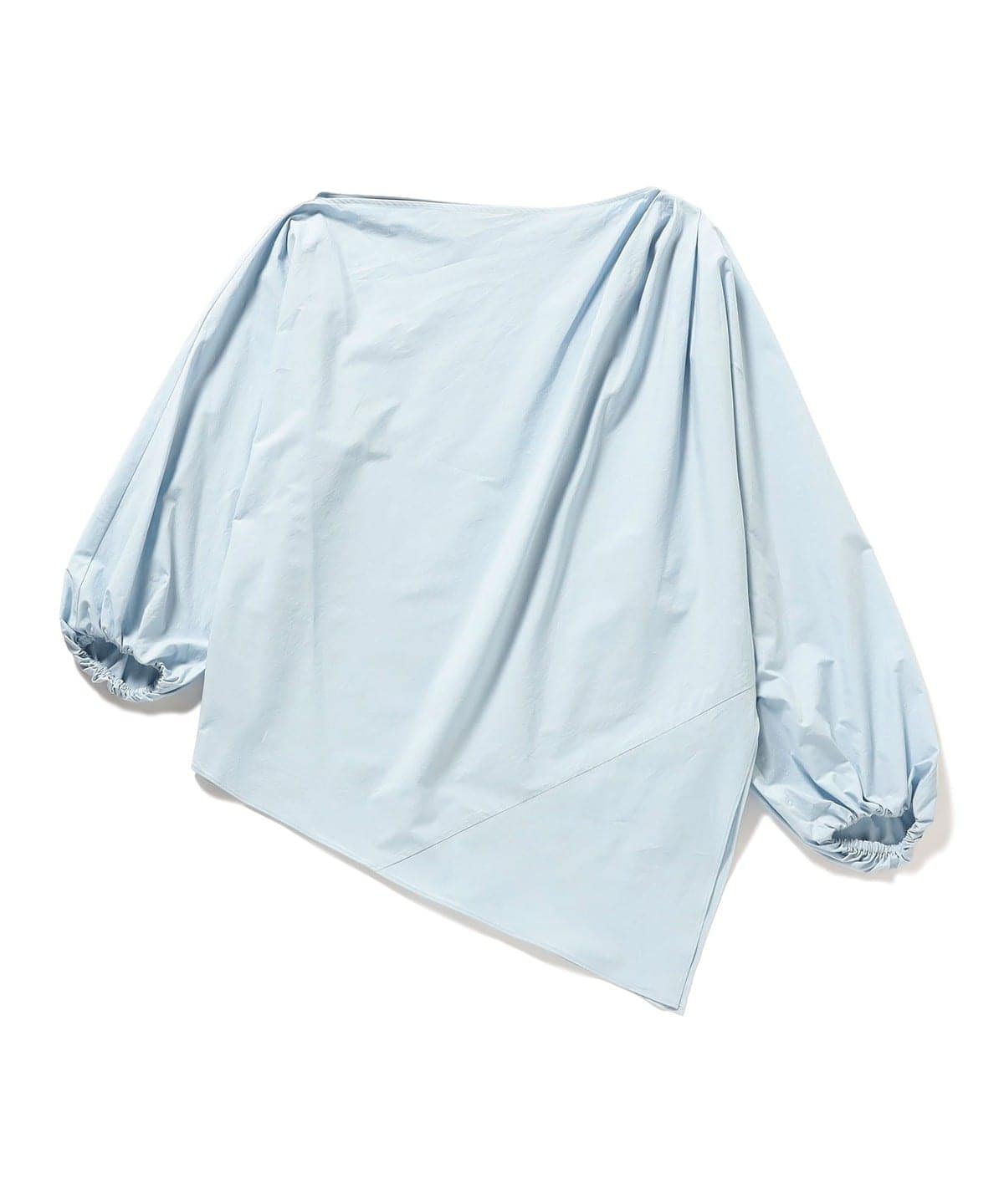 美品 デミルクス ビームス 2023年 2万 ギャザーブラウス ホワイト 388 Demi-Luxe BEAMS（デミルクス ビームス）【タイムセール