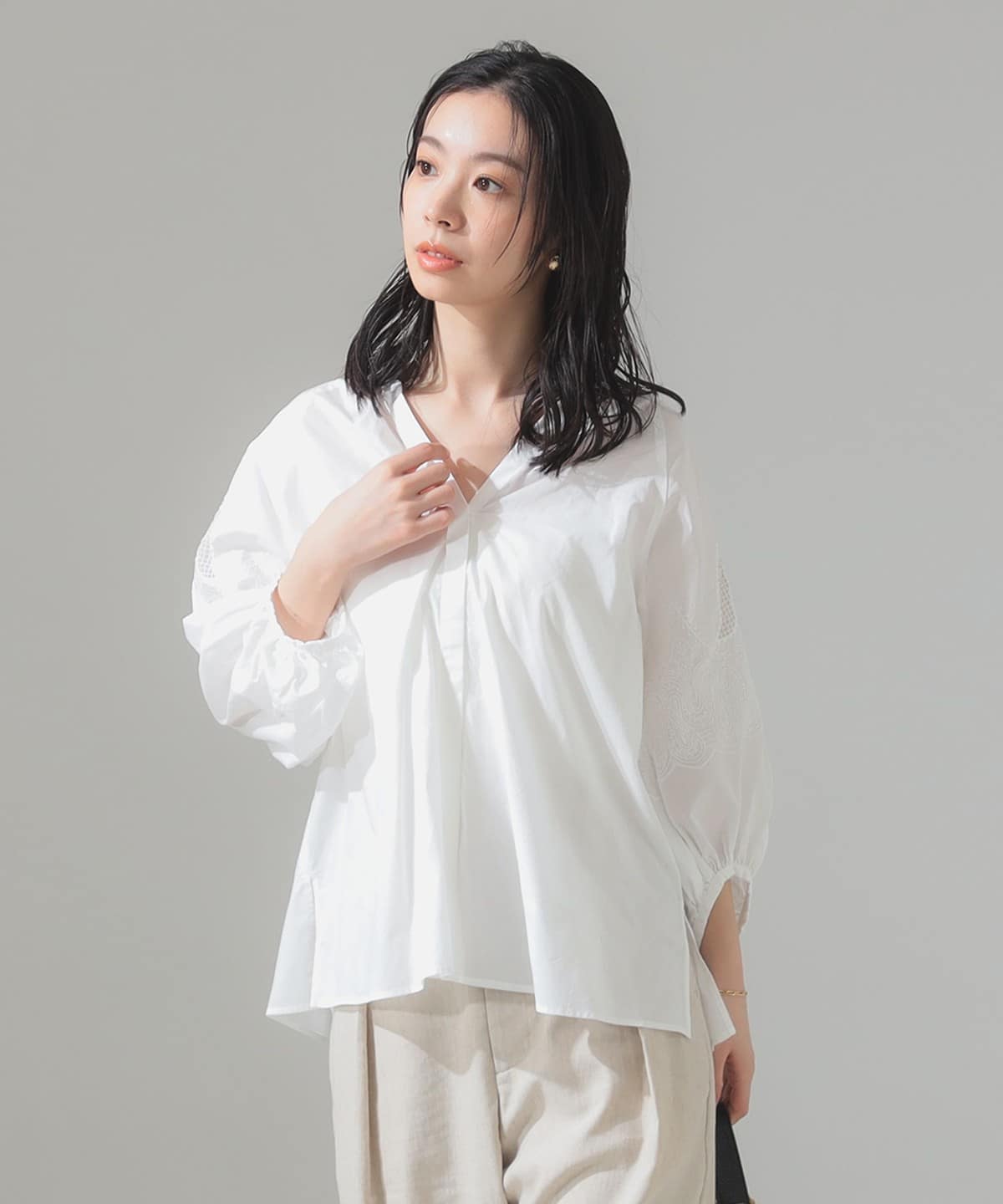 美品✨デミルクス ビームス 麻 リネン100% 半袖オーバーシャツ 白 日本製 美品✨デミルクス ビームス 麻 リネン100% 半袖オーバーシャツ