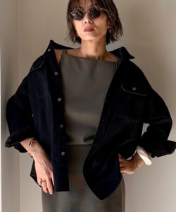 【別注】エディター坪田あさみ × woadblue / デニム CPOシャツジャケット