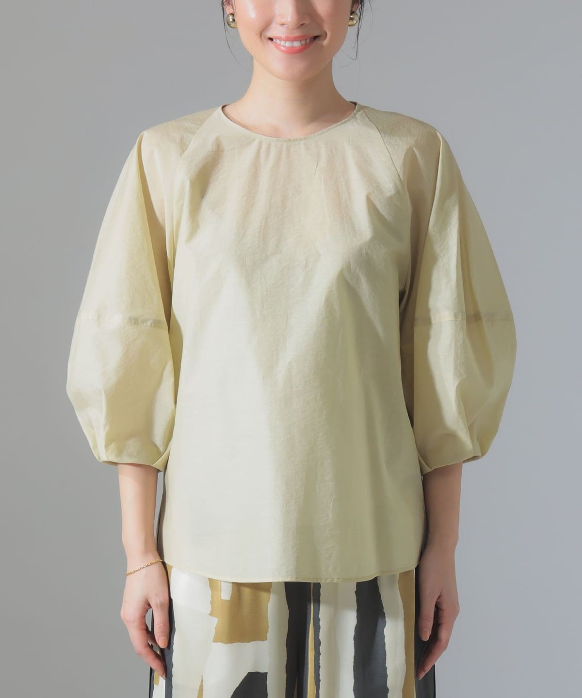 Demi-Luxe BEAMS Demi-Luxe BEAMS Sleeve Pullover (Shirts Demi-Luxe BEAMS Demi-Luxe BEAMS Sleeve Pullover (Shirts