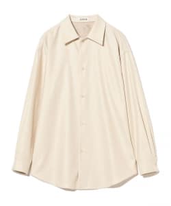 AURALEE / WOOL FULLING FLANNEL SHIRT