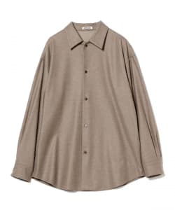 AURALEE / WOOL FULLING FLANNEL SHIRT