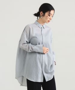【+15%ポイントUP】AK+1 / シアー ストライプ シャツ