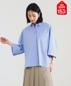 【+15%ポイントUP】ワイドスリーブ シャツ