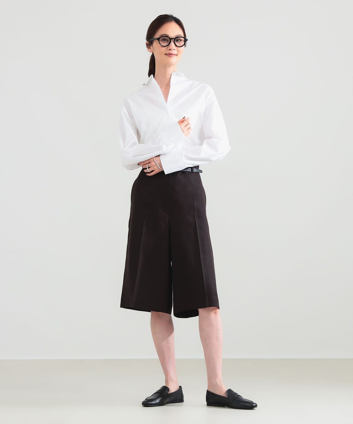 Demi-Luxe BEAMS（デミルクス ビームス）2WAY オーバーシャツ 26AW 