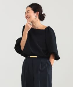 エディター東原妙子 × Demi-Luxe BEAMS / 2WAY ジャカード ブラウス