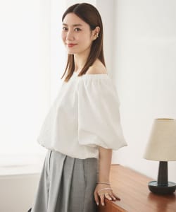 エディター東原妙子 × Demi-Luxe BEAMS / 2WAY ジャカード ブラウス