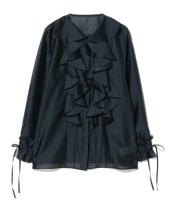EFFE BEAMS（エッフェ ビームス）フリル オーガンジー ブラウス