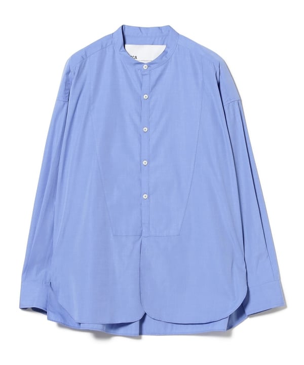 美品▲TICCAティッカ//ビブヨークシャツ ライトブラウン TICCA (ティッカ) ビブヨークシャツ