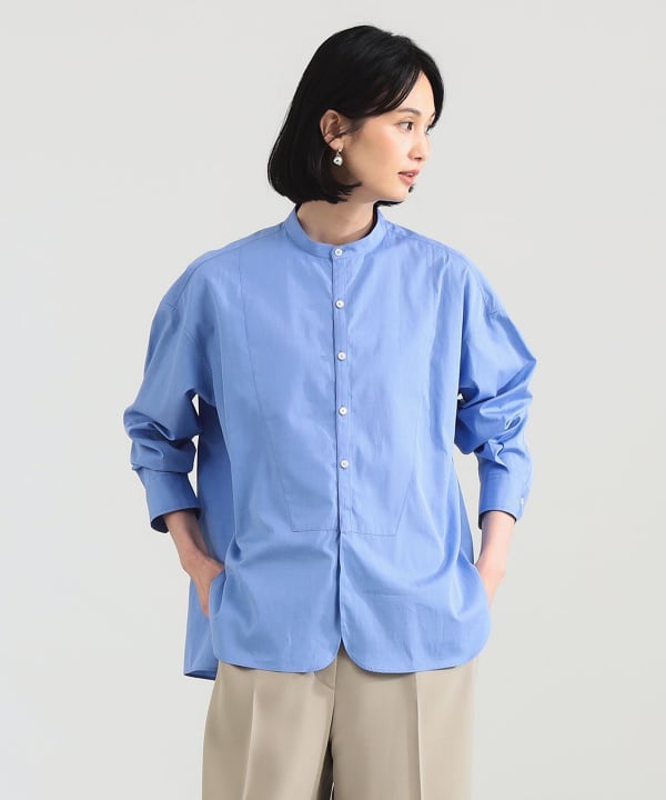 TICCA Demi-Luxe BEAMS 別注ノーカラーソリッドシャツブラック 楽天市場】TICCA * Demi-Luxe BEAMS / 別注 ノーカラー スクエア