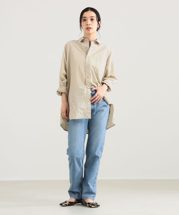 極美品　TICCA Demi-Luxe BEAMS スタンドスクエア シャツ Demi-Luxe BEAMS（デミルクス ビームス）の「TICCA / スタンドスクエア