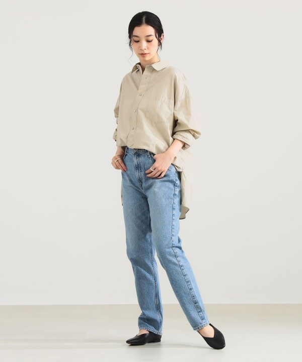 極美品　TICCA Demi-Luxe BEAMS スタンドスクエア シャツ Demi-Luxe BEAMS（デミルクス ビームス）の「TICCA / スタンド