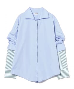 FACON JACMIN / COSMO ブルー シャツ