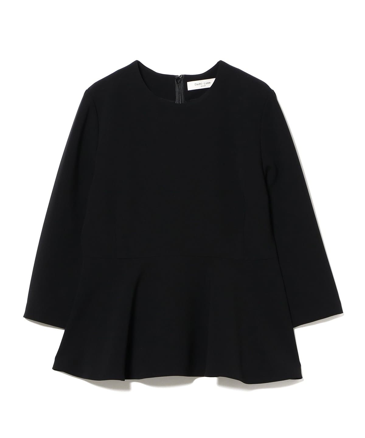 Demi-Luxe BEAMS（デミルクス ビームス）トリアセ ペプラム ブラウス