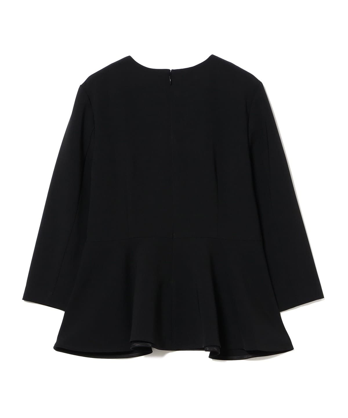 kuroma 　BEAMS デミルクスビームス トリアセ ペプラム ベスト Demi-Luxe BEAMS（デミルクス ビームス）トリアセ ペプラム ブラウス