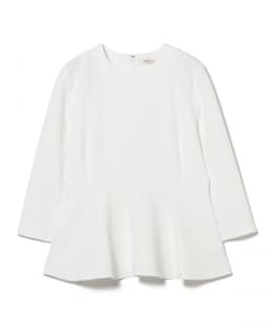 トリアセ ペプラム ブラウス＊