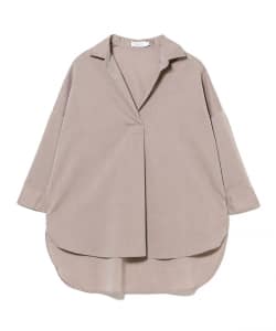 BARBA NAPOLI / コットン 3/4スリーブ スキッパー シャツ