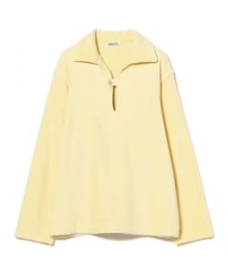 AURALEE / COTTON NYLON PILE PULLOVER SHIRT