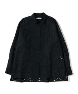 アイレット パターン オーバーシャツ
