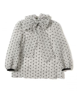 CORCOVADO / オーガンジー エンブロイダリー タイ ブラウス