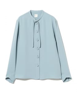 ダブルクロス リボン ブラウス