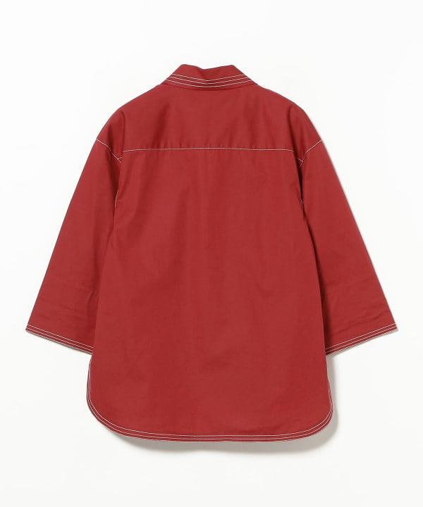 AQUILANO RIMONDI / ステッチ スキッパー ブラウス