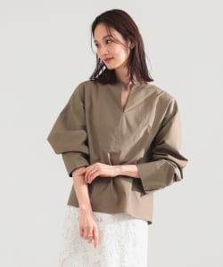 ワイド カフス プルオーバー シャツ