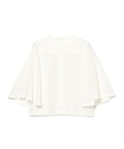 シルク コットン 羽織り ブラウス