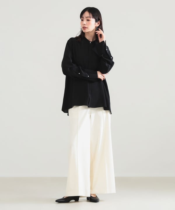 真絲立領罩衫Model:H165 Size:38