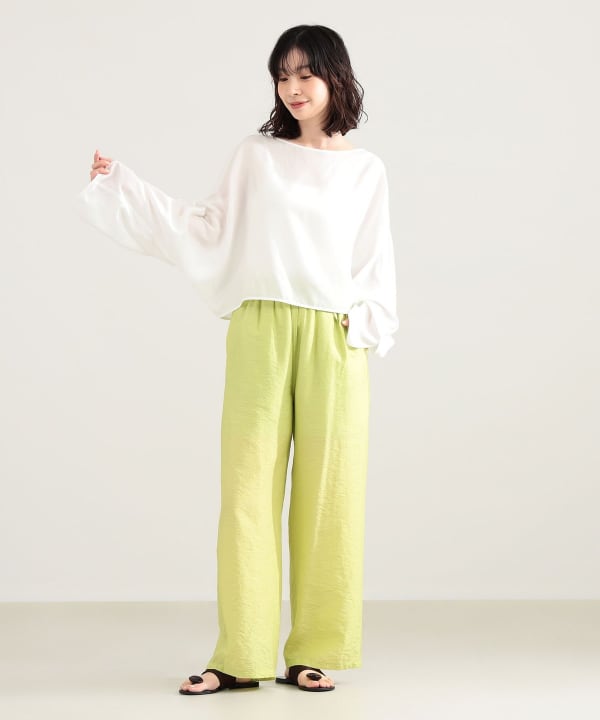 【8/6再値下げ】ポプリン ドルマン ブラウス Model ：H165　Size：ONE SIZE