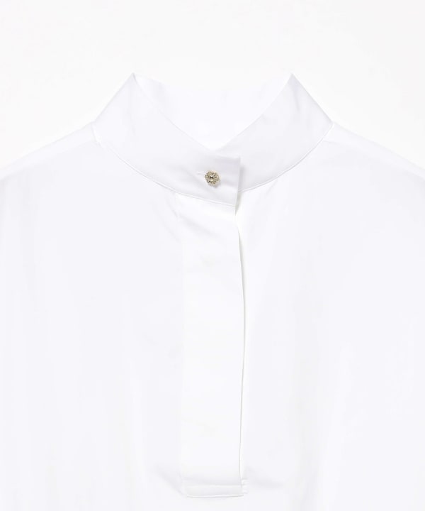BOURRIENNE PARIS X / SCENOGRAPHE ハイカラー シャツ