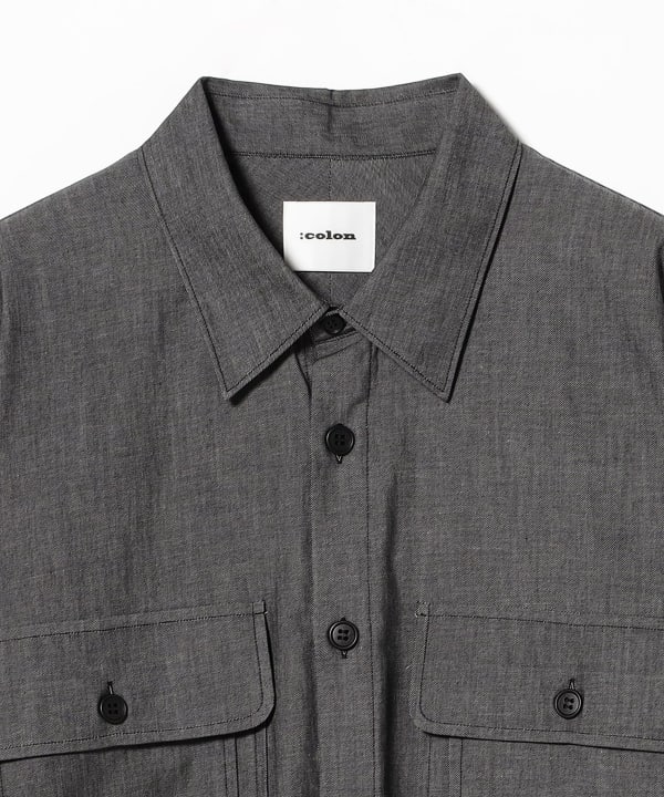 【別注】:colon × Demi-Luxe BEAMS / コンパクト コットン シャツ