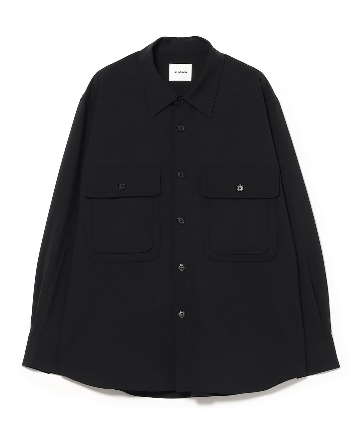 優ママ様シャツブラック BEAMS SELECTION for WOMEN（ビームス セレクション for ウィメン